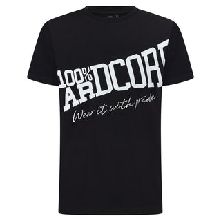 100% Hardcore T-shirt Essential Tilted Black