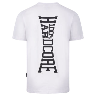 100% Hardcore T-shirt Vertical White