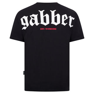 100% Hardcore T-shirt Gabber Big Black