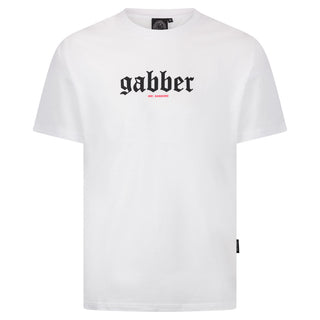 100% Hardcore T-shirt Gabber Big White