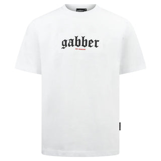 Gabber T-shirt Big White