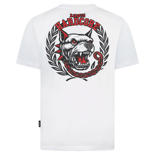 100% Hardcore T-shirt Unleashed White