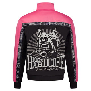 100% Hardcore Training Jacket Classic Black / Pink