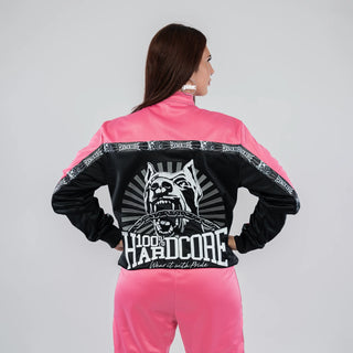 100% Hardcore Training Jacket Classic Black / Pink
