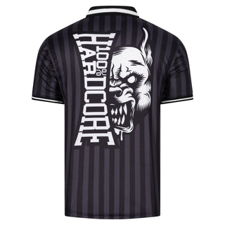 100% Hardcore Soccershirt Classic Striped Black