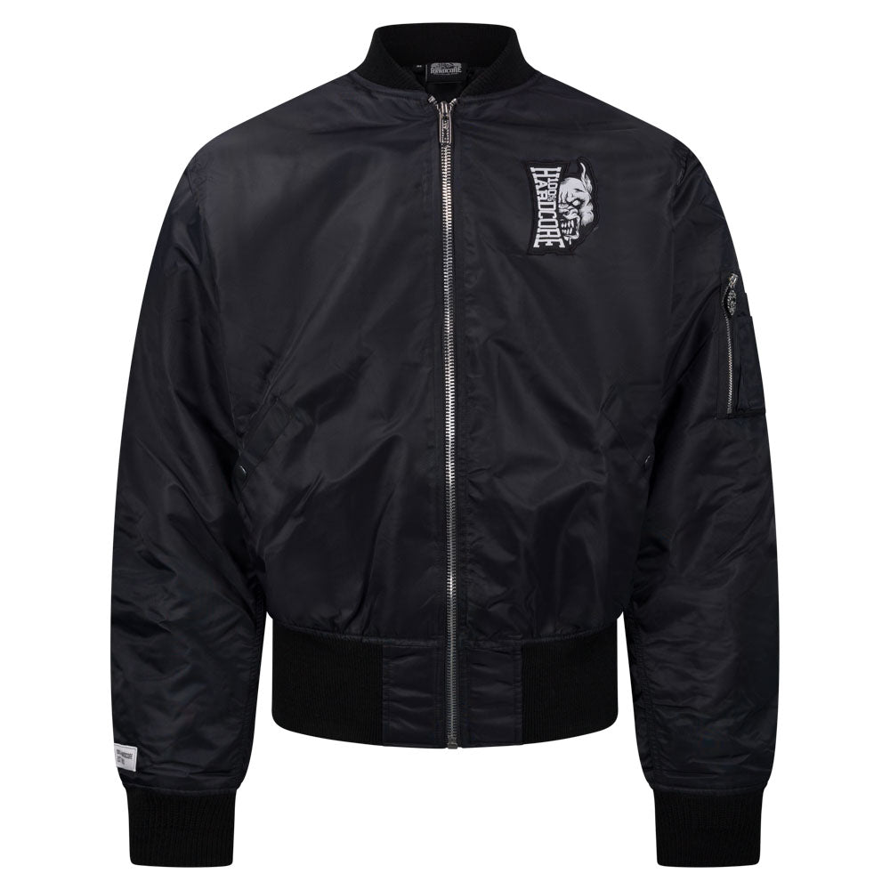 100% Hardcore Bomberjacket Vertical Black - Main Image