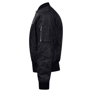 100% Hardcore Bomberjacket Vertical Black