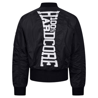 100% Hardcore Bomberjacket Vertical Black