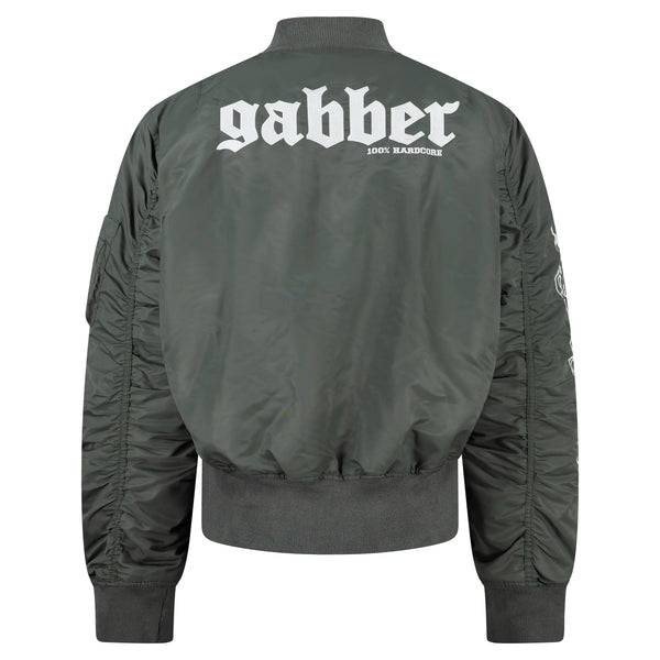 Gabber Bomberjacket Green – 100% Hardcore