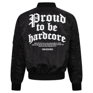 100% Hardcore Bomberjacket Proud to Be Black