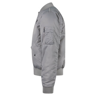 Chaqueta Bomber 100% Hardcore Proud to Be HC Gris