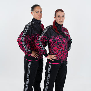 100% Hardcore Dames Trainingsjack Mandala Roze