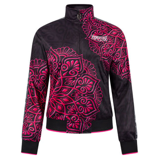 100% Hardcore Dames Trainingsjack Mandala Roze