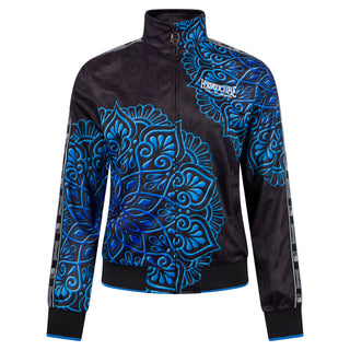 100% Hardcore Dames Trainingsjack Mandala Blauw