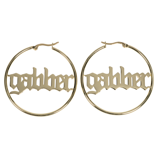 Gabber Earrings Gold - 5 CM