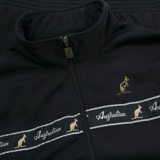 Australian Training Jacket With Taping Black