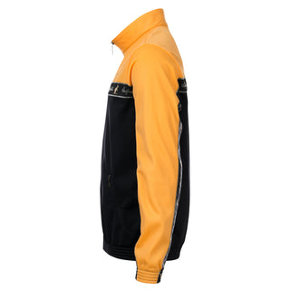 Chaqueta de entrenamiento Duo australiana con cinta en negro y amarillo girasol