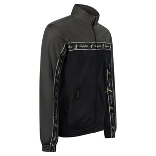 Australian Duo Training Jacket With Taping Black | Green Dill
