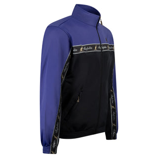 Australian Duo Training Jacket With Taping Black | Pervinca Blue