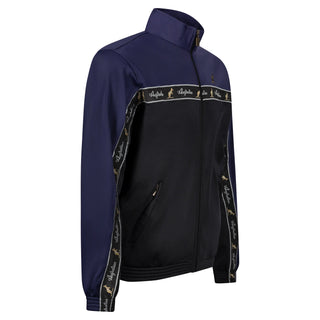 Australian Duo Training Jacket With Taping Black | Cosmo Blue