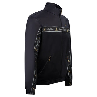 Australian Duo Training Jacket With Taping Black | Dark Antracite
