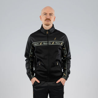 Australian Duo Training Jacket With Taping Black | Dark Antracite