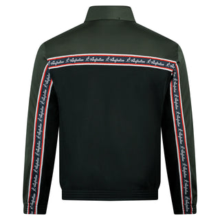 Australian Duo Training Jacket With Tri-Color Taping Black | Dark Green