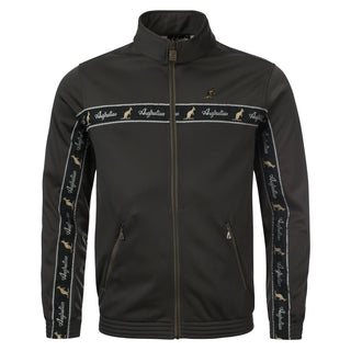 Australian Training Jacket With Taping Green Dill