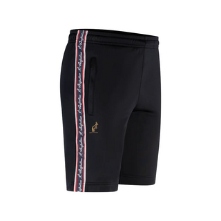 Australian Training Shorts with Tri-color Taping Black