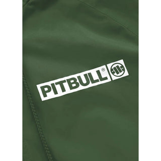 Pit Bull West Coast Windbreaker Jacket Athletic Logo Olive Green