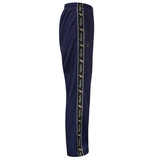 Australian Acetaat Trainingsbroek Bies Cosmo Blauw