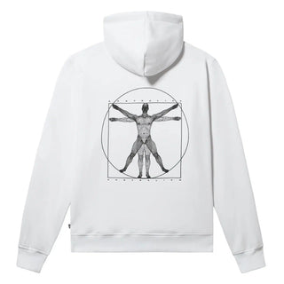 Australian Hard Court Hooded Vitruvio Print White