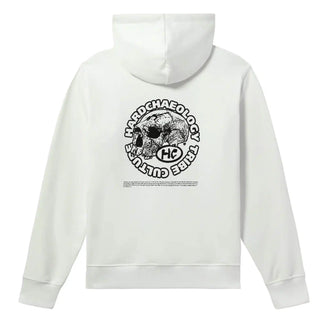 Australian Hard Court Hoodie Skull White