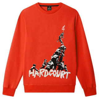 Sudadera con cuello redondo de cancha dura australiana Tower Orange