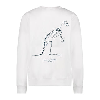 Australian Hard Court Crewneck Skelet White