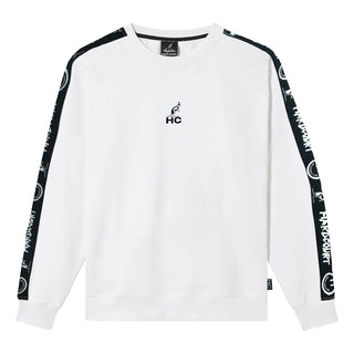 Australian Hard Court Crewneck Taping White