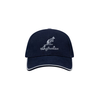 Australian Cap Navy / White