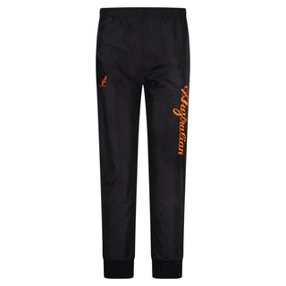 Australian zwarte trainingsbroek met oranje logo's