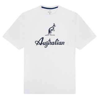 Australian T-Shirt White/Black Classic