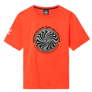 Camiseta del programa de camisetas de pista dura australian, color naranja