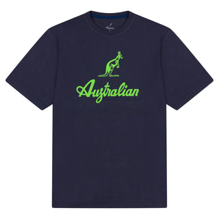 Australian T-Shirt Navy | Green Logo