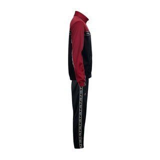 Australian Acetate Trainingsuit With Taping Bordeaux Red/Black