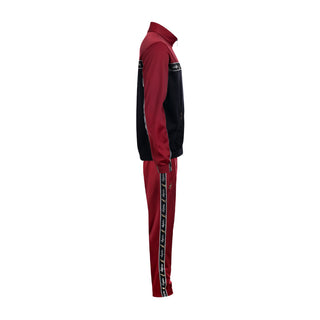 Australian Acetate Trainingsuit With Taping Bordeaux Red