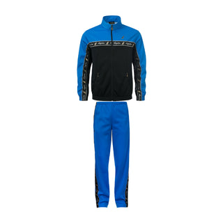 Australian Acetate Trainingsuit With Taping Capri Blue