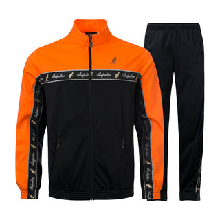 Australian Acetate Trainingsuit With Taping Orange/Black