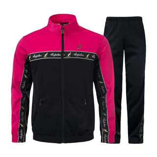 Australian Acetate Trainingsuit With Taping Pink/Black