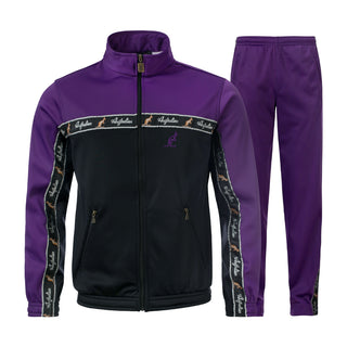 Australian Acetate Trainingsuit With Taping Purple