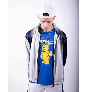 DJ Paul Elstak Longsleeve Forze Wanna Play? Blauw