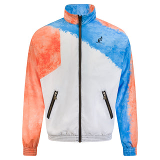 Australian Oldschool Training Jacket Sprayed Orange