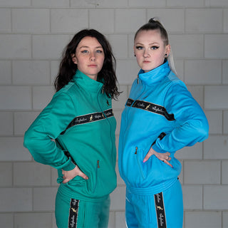 Australian Trainingsjas Uni met Bies Turquoise